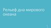 Рельеф дна Мирового океана