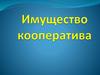 Имущество кооператива