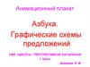 Анимационный плакат Азбука. Графические схемы предложений