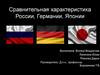 Сравнительная характеристика России, Германии, Японии