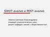 SWOT-анализ и PEST-анализ