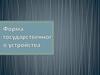 Форма государственного устройства