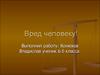 Вред человеку