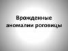 Врожденные аномалии роговицы