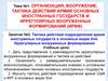 Тактика действий подразделений армий иностранных государств в основных видах боя. Иррегулярные вооруженные формирования