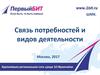 Связь потребностей и видов деятельности