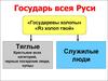 Служилые люди в Российском государстве XIV-XVII вв