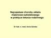 Najczęstsze choroby układu mięśniowo-szkieletowego w praktyce lekarza rodzinnego