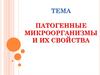 Патогенные микроорганизмы и их свойства