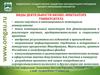 Виды деятельности бизнес-инкубатора университета