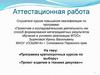 Аттестационная работа. «Программа краткосрочных курсов по выбору» «Проект изделия в технике декупаж»