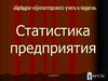 Статистика предприятия
