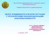 Обзор эпидемиологической ситуации с хроническими неинфекционными заболеваниями в РК