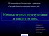 Компьютерные преступления и защита от них