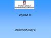 Model McKinsey’a. Czynniki wyznaczające konkurencyjną SJG