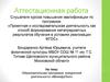 Аттестационная работа. Образовательная программа внеурочной деятельности «Минифутбол»