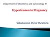 Hypertension in Pregnancy