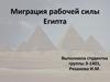 Миграция рабочей силы Египта