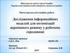 Дослідження інформаційних моделей для оптимізації аероіонного режиму у робочому середовищі