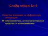Слайд-лекция № 4. Средства, влияющие на эфферентную иннервацию. М-холиномиметики, антихолинэстеразные средства. Н-холиномиметики