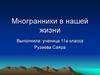 Многранники в нашей жизни