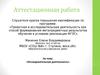 Аттестационная работа. Исследовательская деятельность