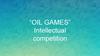 Командная интеллектуальная игра “OIL GAMES”
