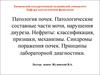 Патология почек. Патологические составные части мочи, нарушения диуреза. Нефриты. (Тема 13)