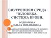 Внутренняя среда человека. Система крови