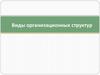 Виды организационных структур