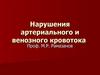 Нарушения артериального и венозного кровотока