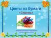 Цветы из бумаги