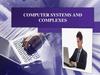 Computer systems and complexes. Компьютерные системы и комплексы