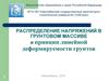 Распределение напряжений в грунтовом массиве и принцип линейной деформируемости грунтов