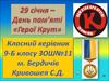 День пам'яті  "Герої Крут"