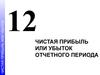 Чистая прибыль или убыток отчетного периода