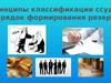 Принципы классификации ссуд и порядок формирования резерва
