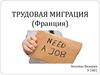 Трудовая миграция. Франция