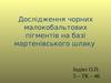 Дослідження чорних малокобальтових пігментів на базі мартенівського шлаку