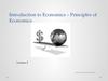 Introduction to Economics – Principles of Economics. Lecture 2. Olzhas Kuzhakhmetov