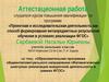 Аттестационная работа. Образовательная программа общеинтеллектуального направления «Математическая шкатулка»