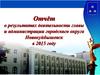 Отчёт о результатах деятельности главы и администрации городского округа Новокуйбышевск