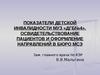 Показатели детской инвалидности муз «дгб№4».
