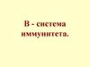 В - система иммунитета.  В-лимфоциты (bursa fabricius)