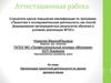 Аттестационная работа. Организация проектной деятельности на уроках русского языка