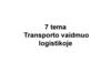 Transportavimas. (Tema 7)