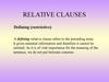 Relative clauses