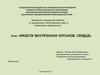 Работа внутренних органов. Сердце