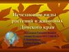 Исчезающие виды растений и животных Донского края