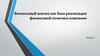 Финансовый анализ как база реализации финансовой политики компании. (Лекция 2)